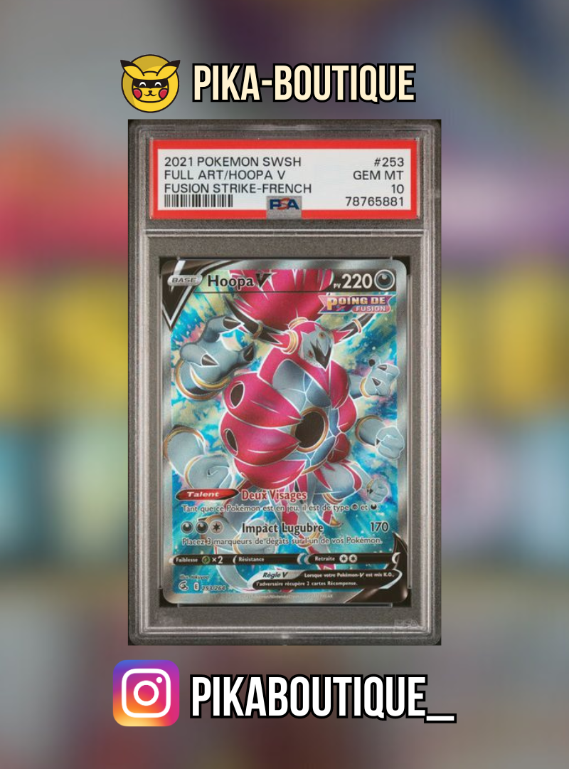 253 - PSA10  HOOPA - Carte gradée -