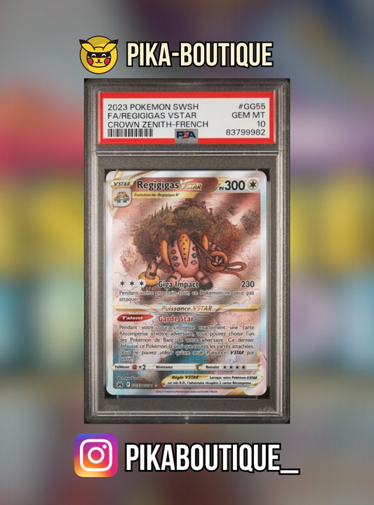 GG55 - PSA10  REGIGIGAS - Carte gradée -