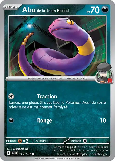 Carte unité EV10 - Reverse