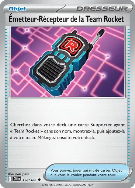 Carte unité EV10 - Reverse