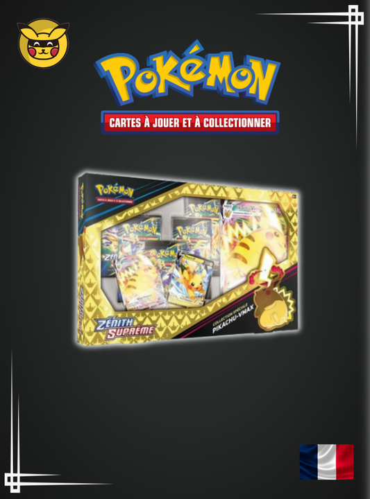 Coffret Pikachu Vmax 5 boosters