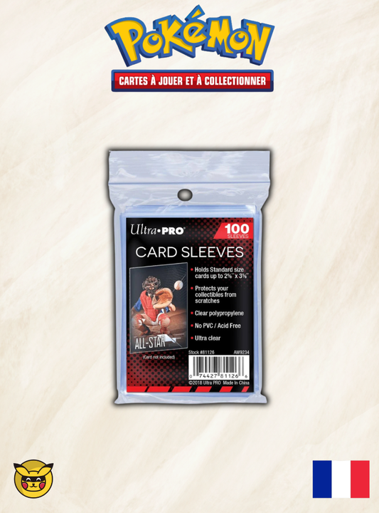 Lot de 100 protèges-cartes