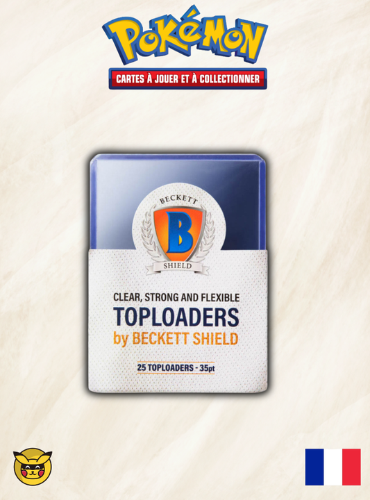 Lot de 25 Toploader Beckett